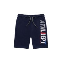 9FSHORT 4T: Navy Athl Dept Fleece Short (8-14 Years)